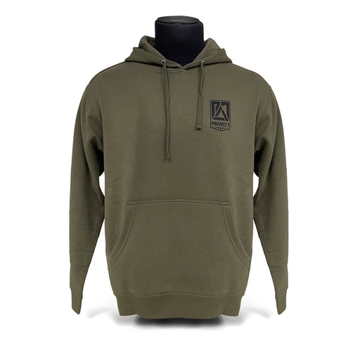 PROJECT7 Insignia Hoodie, Black/OD